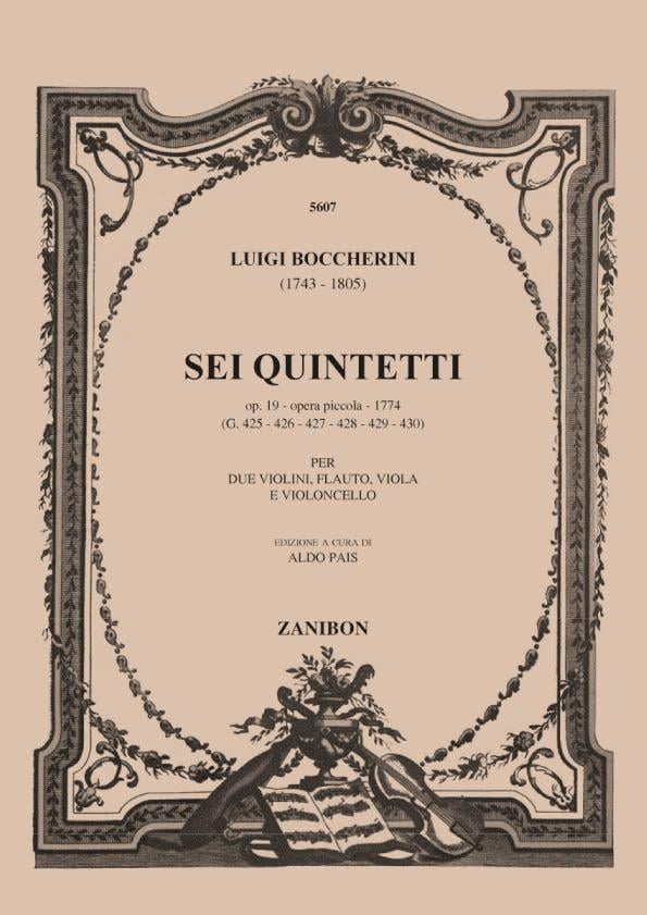 6 Quintet Op. 19 (1774) Opera Piccola